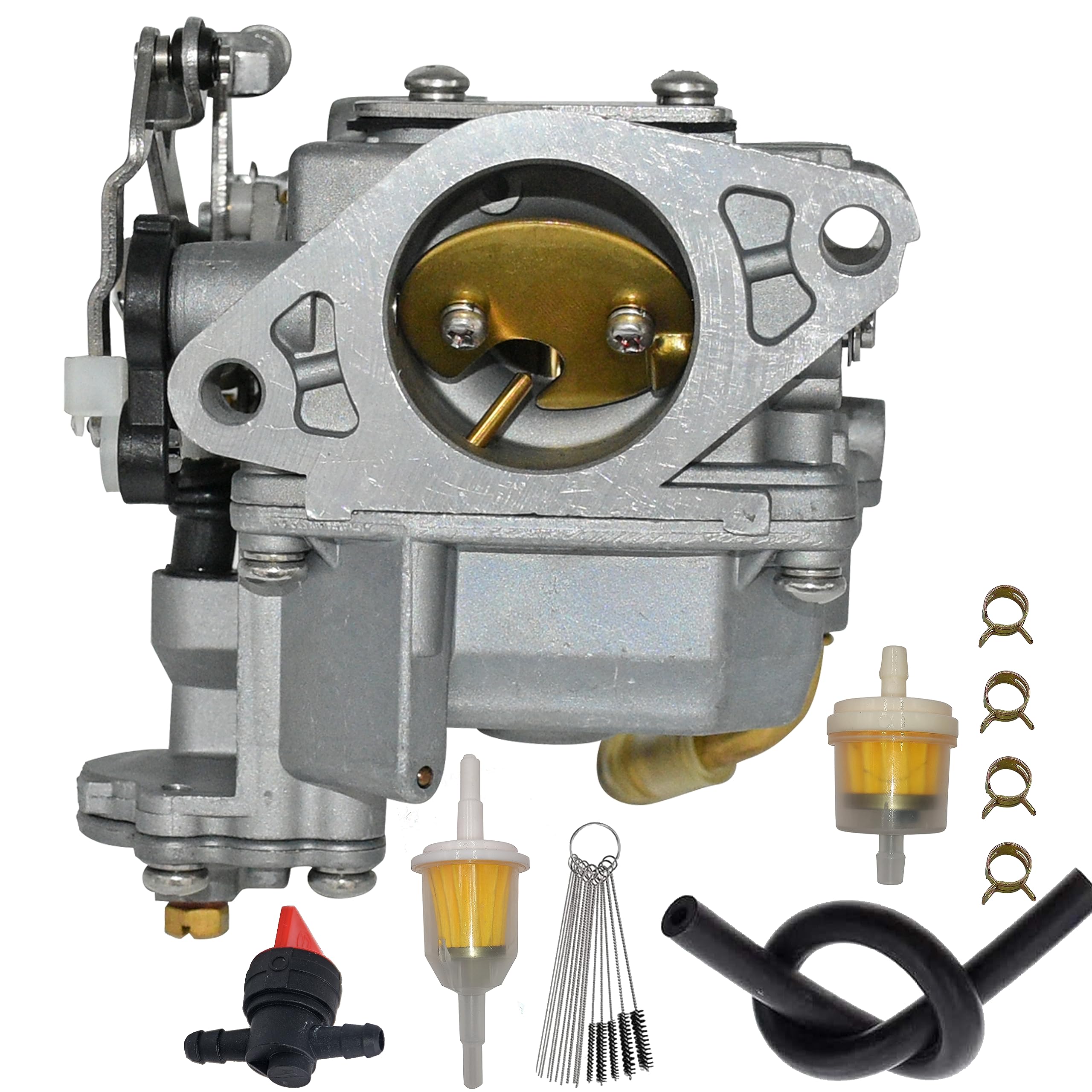 Photo 1 of Lanigram 3303-895110T01 Carburetor Fit for 2006-2008 Mercury Mercruiser Quicksilver 8HP 9.9HP 4-Stroke Outboard Motor?Replace 303-895110T11 3303-8M0104462 1300-8M0167272