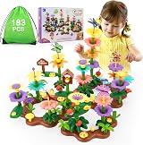 Funsland Flower Garden Building Toys 183 PCS STEM Educational Set