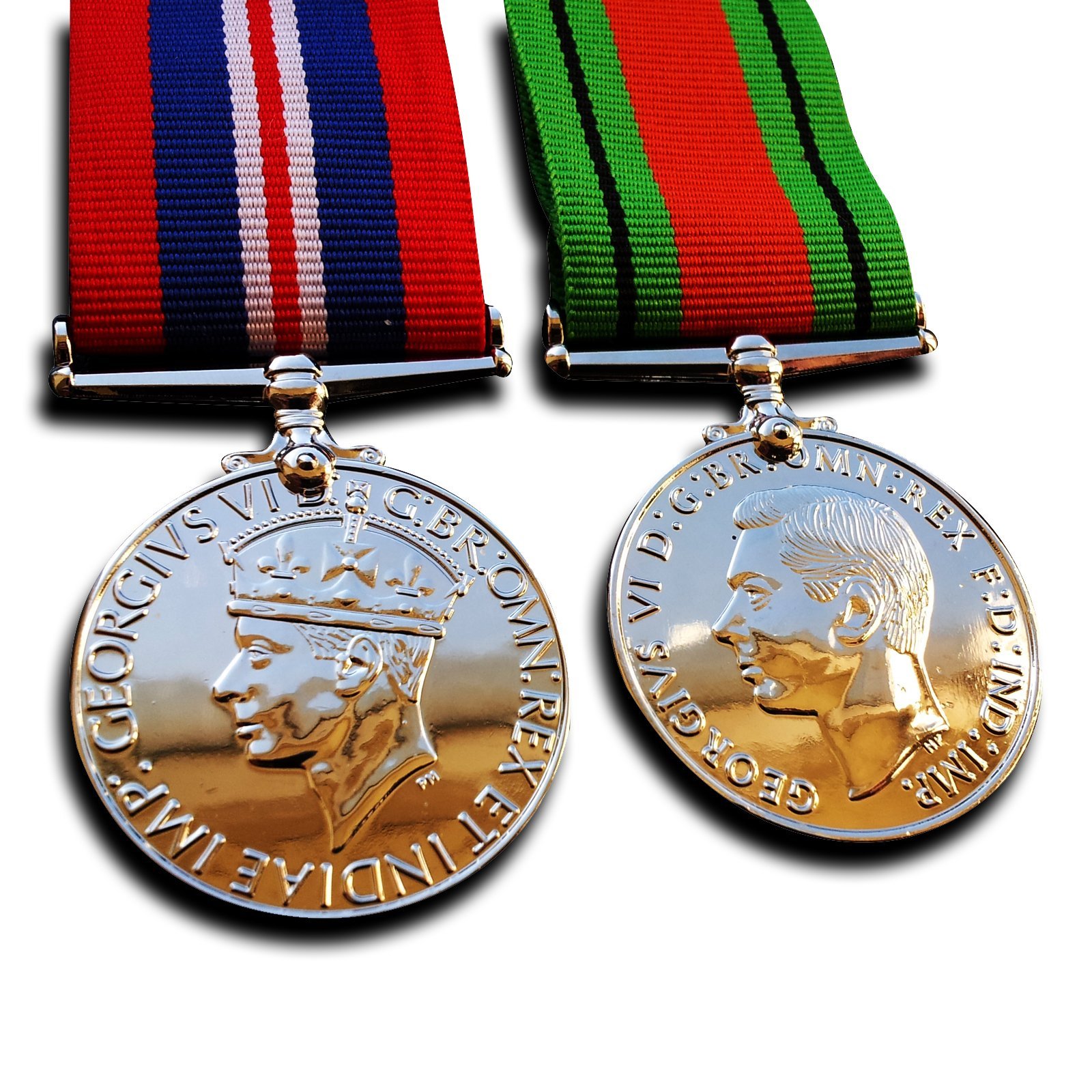 Goldbrothers13 Military Medals - War & Defence Medal WW2 British Campaign Repro