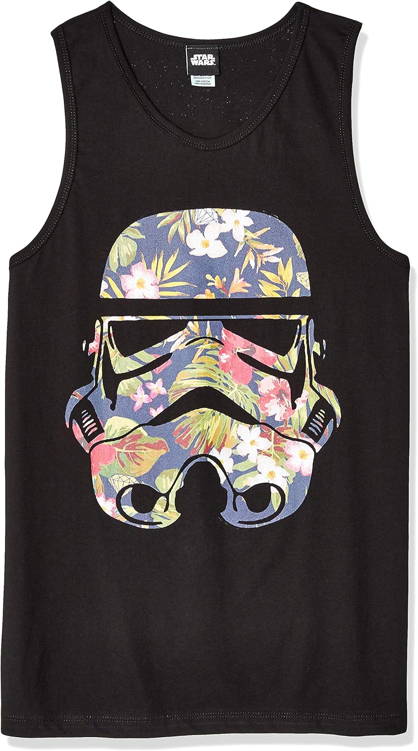 Star Wars Officially Licensed Storm Flowers Men's Tank: Clothing