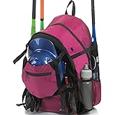 Athletico Advantage Baseball Bag - Baseball Backpack With External Helmet Holder for Baseball, T-Ball & Softball Equipment & Gear for Youth and Adults | Holds Bat, Helmet, Glove, Shoes