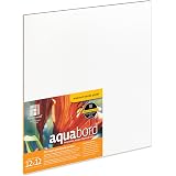 Ampersand Art Supply Museum Series Gessobord, bois, acrylique, profil plat 0,3 cm, 20,3 x 20,3