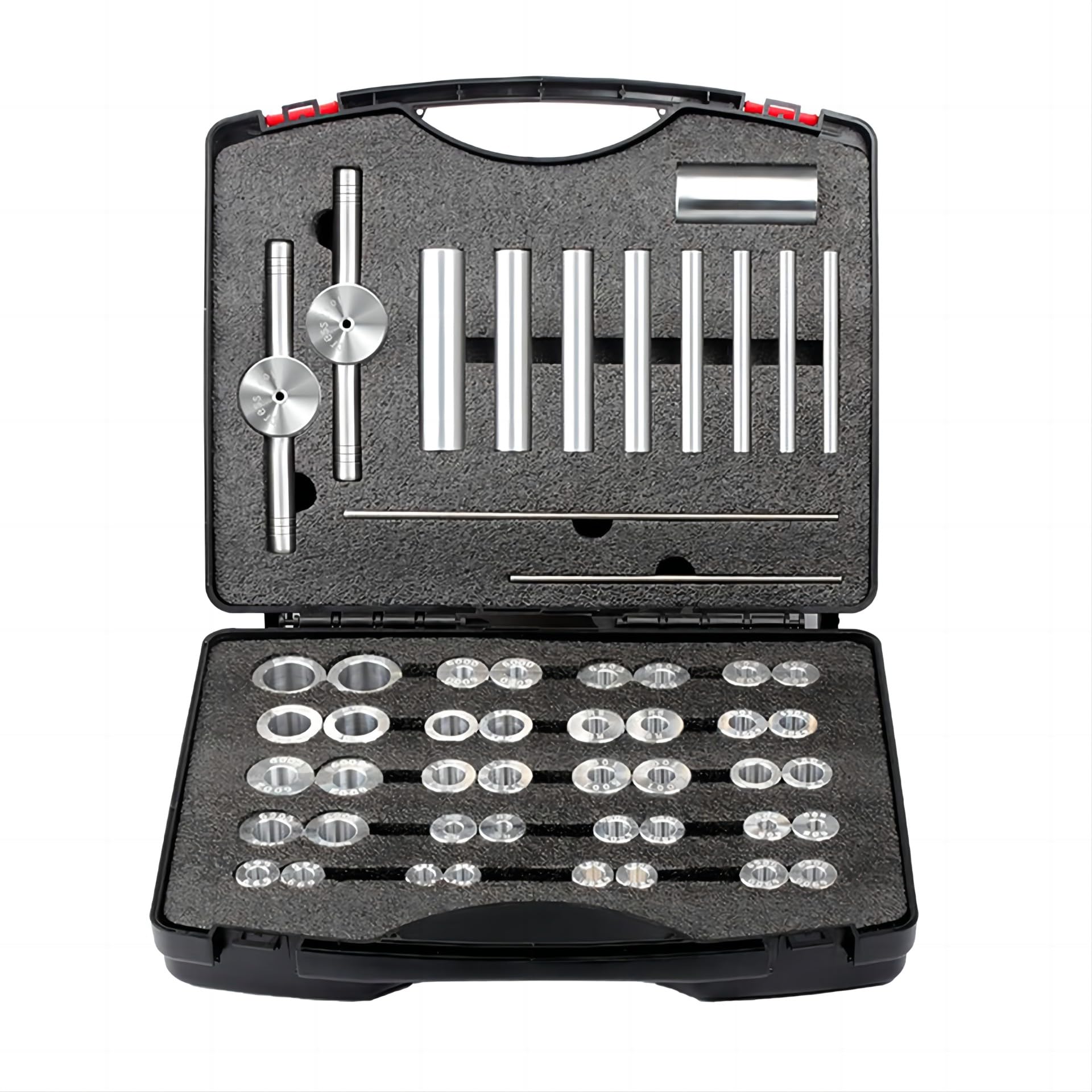 Mimoke Set di pressa per cuscinetti interni per bicicletta, Set di pressa ciclo, mozzi di montaggio, cuscinetto del mozzo, strumento di installazione del cuscinetto interno (Argento)