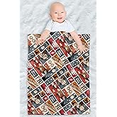 Harry Potter Lightweight Baby Blanket, 30"X40", Cute Chibi Pattern Unisex for Infants Girls & Boys