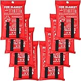 Jerify 8 Pack Fire Blanket for Home Emergency Fire