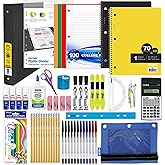 BAZIC PRODUCTS 65-Piece Middle &amp; High School Kit, Math &amp; Geometry, 65-Case | bundles writing, geometry tools in