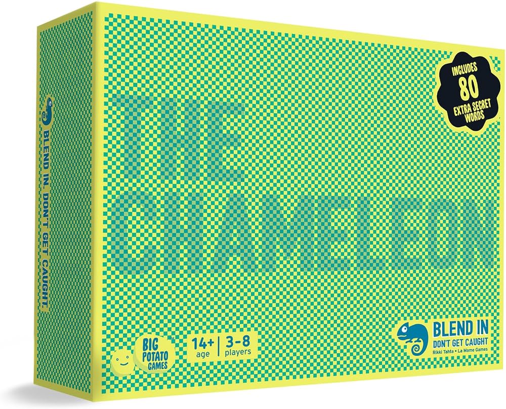 Big Potato The Chameleon Find the Traitor Board Game 3-8 Players