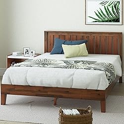 ZINUS Vivek Deluxe Wood Platform Bed Frame with