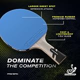 PRO-SPIN Table Tennis Bats ITTF Approved Rubber 7-Ply Carbon 2.0mm Sponge view 2