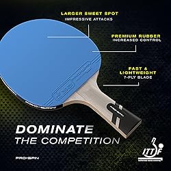 PRO SPIN Ping Pong Paddles - Professional Level