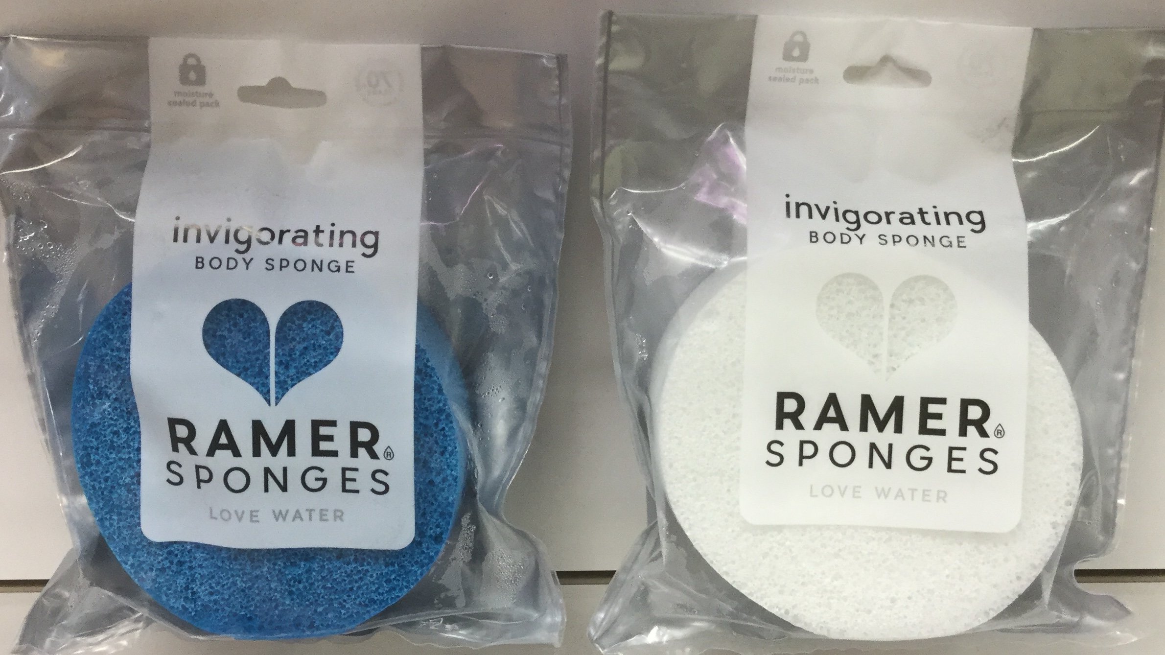 Ramer Sponges Invigorating Body Sponge [Colours May Vary] [One Picked at Random]
