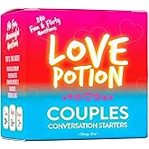 Classy Girl Couples Conversation Starter Card Game for Adults - 240 Fun Questions for Date Night & Romantic Relationships - Couples Gift for Intimacy, Travel & Deep Connections - Love Potion