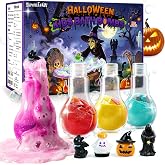 Halloween Bath Bombs Potion Kits for Kids with Toys Inside 4 Pcs Boo Basket | Wizard Black Cat Pumpkin Ghost, Colorful Fun Bubble Bath, Cool Foam Explosion, Perfect Halloween Gifts Ages 3-12 Boys &amp; Girls