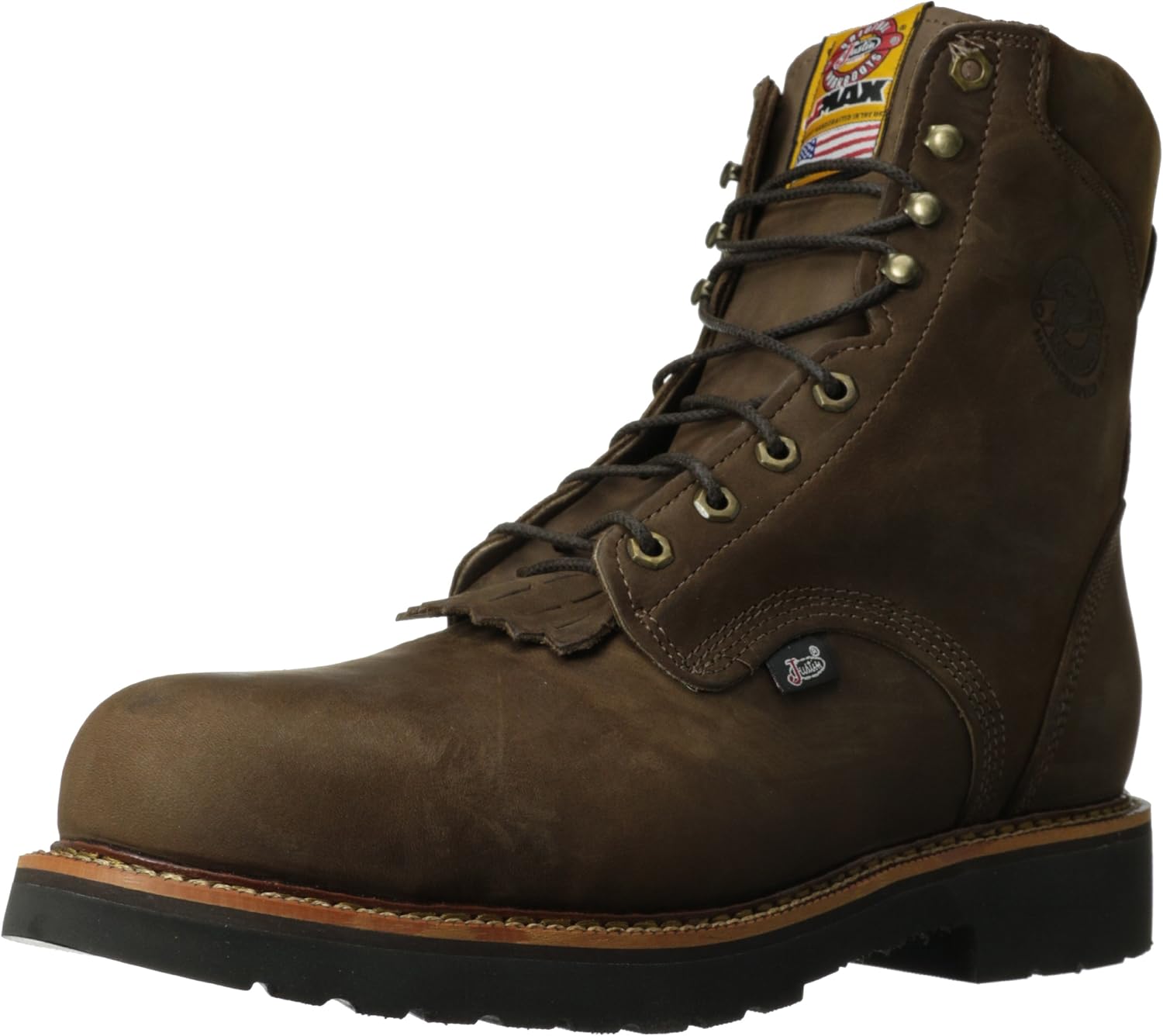 justin jmax steel toe work boots
