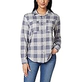 Angels Forever Young Women's Marina Button Up Brushed Luxe Shirt