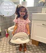Babycurls Toddler Toilet Training Seat with Handles Secure Fit Anti-Slip view 8