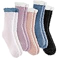 VoJoPi Womens Fuzzy Socks Soft Cozy Fluffy Socks Warm Winter Slipper Plush Socks Home Sleep Socks Christmas Gifts
