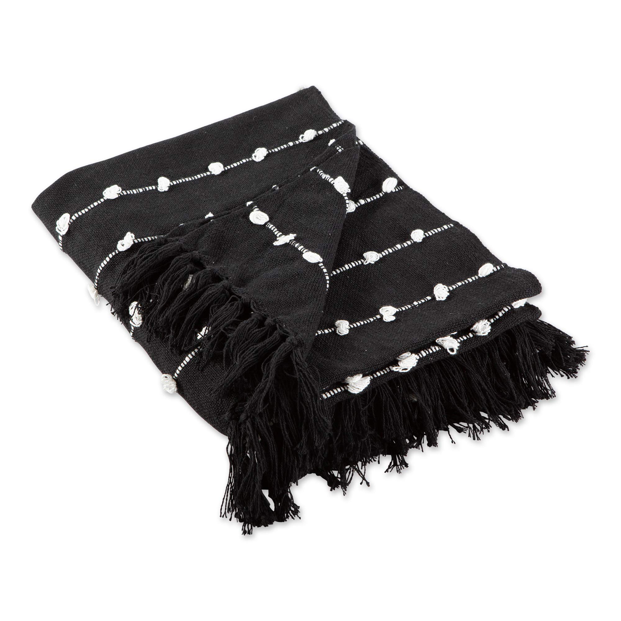 Photo 1 of DII Woven Loop Throw Collection, 50x60, Black