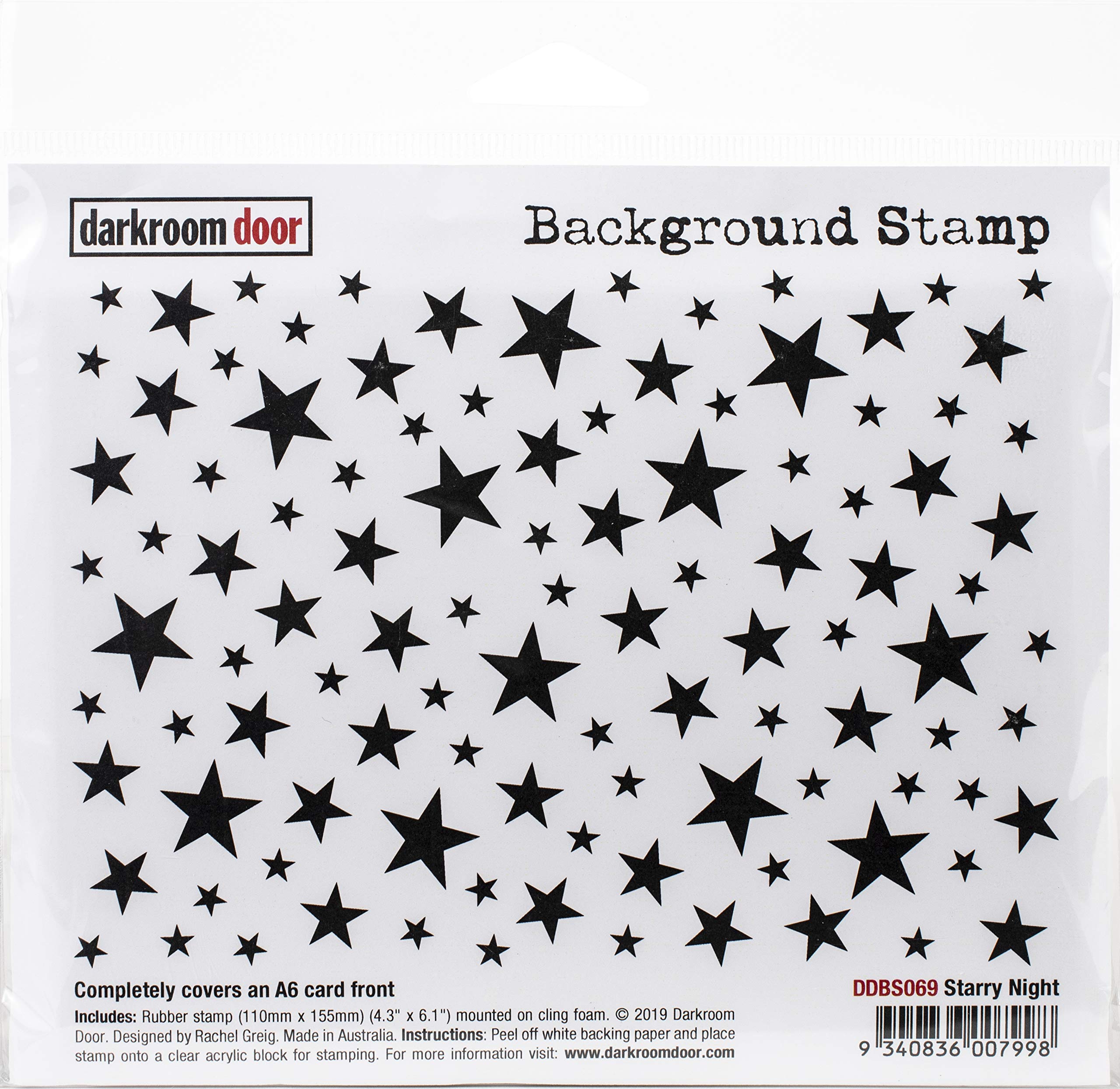 DARKROOM DOOR Cling Stamp NGH, Starry Night, One Size