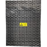 Daarcin Open Top Antistatic Bag,12X16in Large ESD Anti Static Bags | 10pcs 12X16in/30x40cm Anti Static bag for gpu,Esd Bags for Motherboard Video Card LCD Screen with Anti-Static Labels