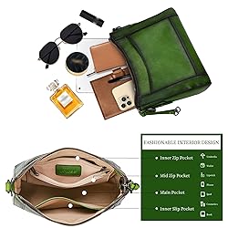 Iswee Genuine Leather Purses for Women Vintage