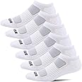 BERING Women's Athletic Running Cushioned Low Ankle Socks (6 Pairs)