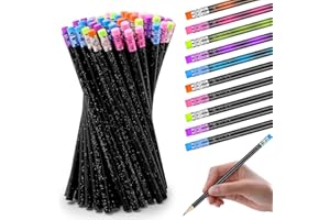 100 Pieces Color Changing Mood Pencil 2B Changing Pencil Assorted Color Thermochromic Pencils with Eraser for Kid …