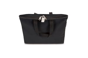 Hopkins Medical Products PHI Carrier, Lock and Key Included, Letter Size Records Bag, Black, 14 in. x 1 in. x 11 in.