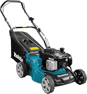 Makita PLM4120N Benzin-Rasenmäher 41 cm, Schwarz, Blau, Grau