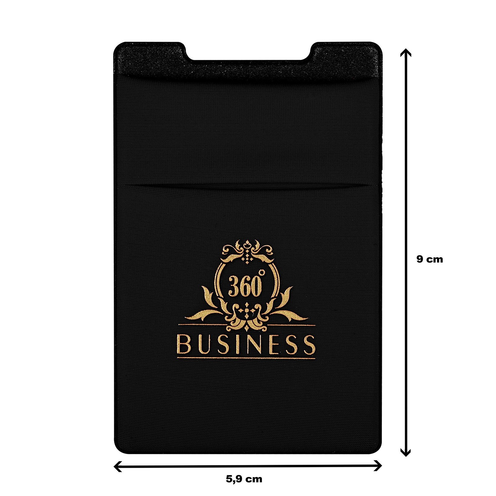 Handy Kartenhalter I Smartphone Kreditkartenhalter Geldbörse I Handy Zubehör I klebende Handyhülle I Phone Wallet I Kartenhülle I Handytasche I Wallet Handy I Hülle für Ausweis, Kreditkarte (Schwarz)