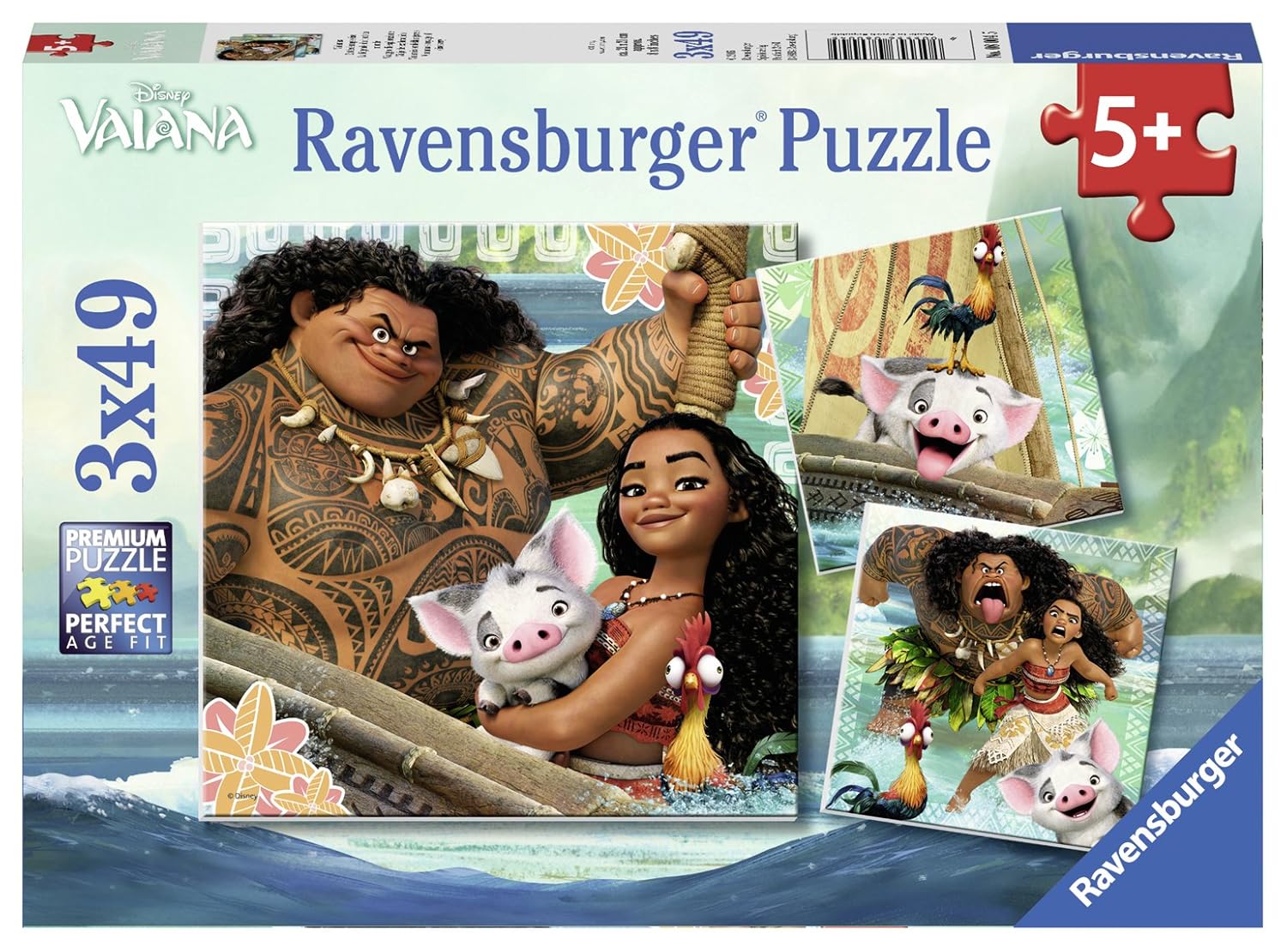 Ravensburger Italy 5 Puzzle Vaiana Oceania 3 x 49 Pezzi Amazon Giochi e giocattoli