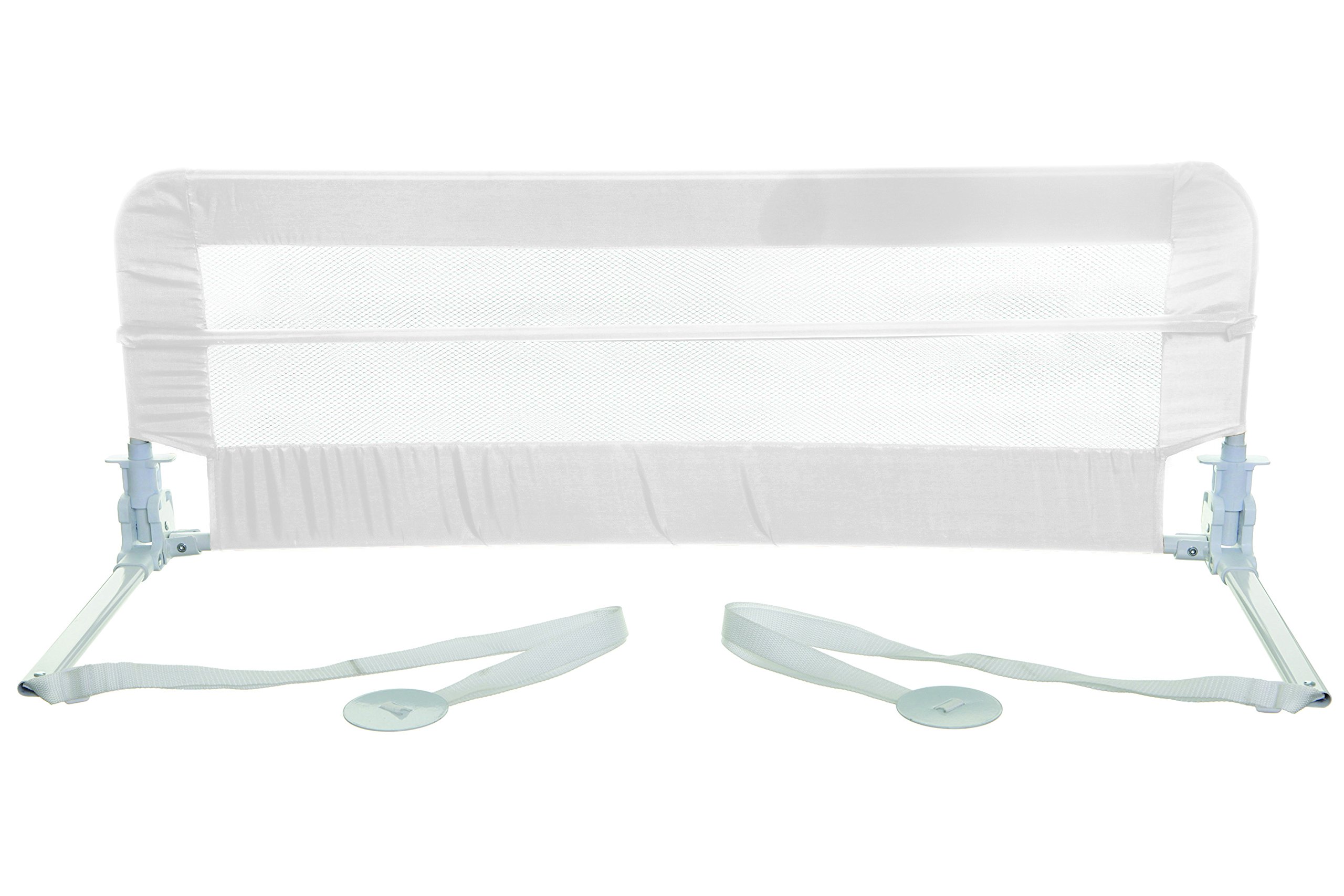 Dreambaby Harrogate Bed Rails Guard - Foldable & Portable Bed Safety Barrier - Suitable for Flat Bed Bases - Measures 109cm Wide x 45.5cm Tall - White - Model F771