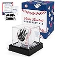 Circa Print Baby Baseball Handprint Ornament Kit, Ink Pad for Baby Hand and Footprints - Unique Baby Keepsake for Dads, Baby Shower Present for New Moms, Newborn Gifts