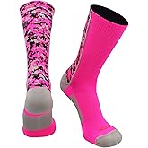 TCK Athletic Crew Socks Digital Camo Football Basketball Lacrosse