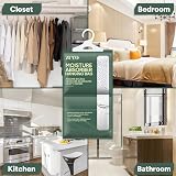 Zuvo Wardrobe Dehumidifier Hanging Bags - Pack of 6 for Moisture Control view 6