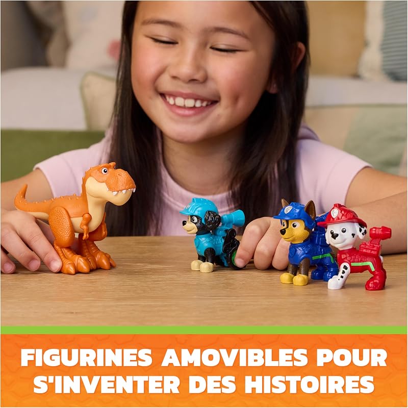 - Pat Patrouille Le Film Mission Dino - Figurines - Jouet Enfant