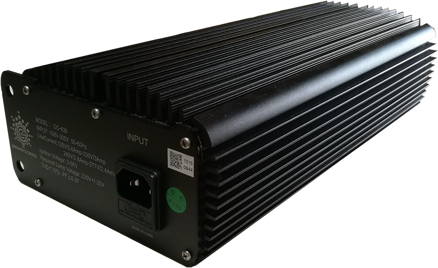 GROWERS CHOICE Horticultural Lighting CMH Ceramic Metal Halide Ballast, 630W