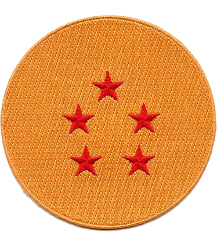 Amazon.com: Dragon Ball Z Patch - 6-Star Ball : Clothing, Shoes