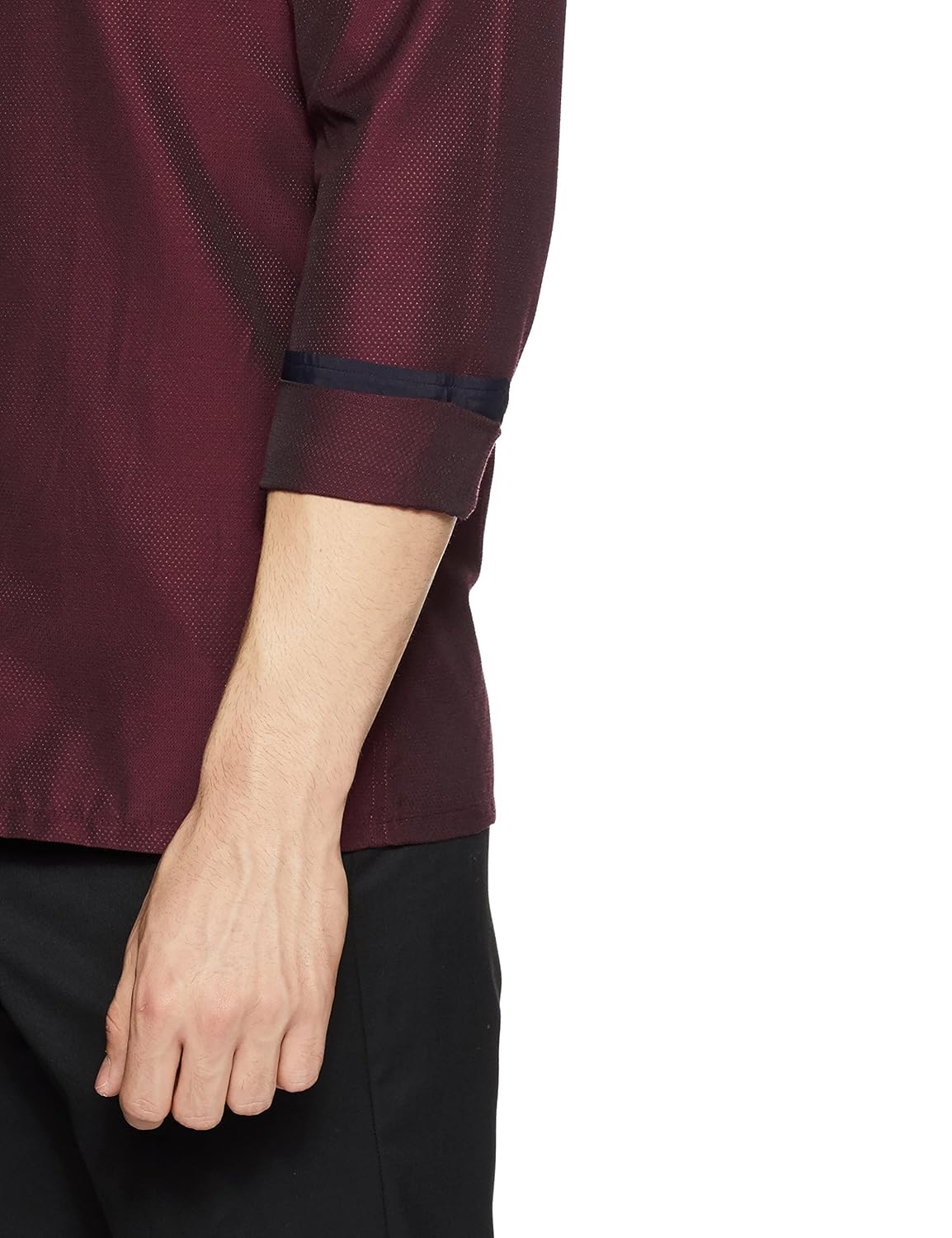 ex by excalibur men's solid regular fit formal shirt