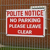 LP Lifestyle Polite Notice Custom Printed Message Sign PVC Weatherproof view 9