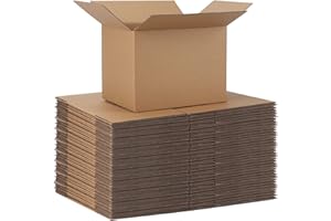 CRUGLA 40 Packs 8x6x6 Shipping Boxes Corrugated Cardboard Boxes Shipping Box for Business Packaging Box