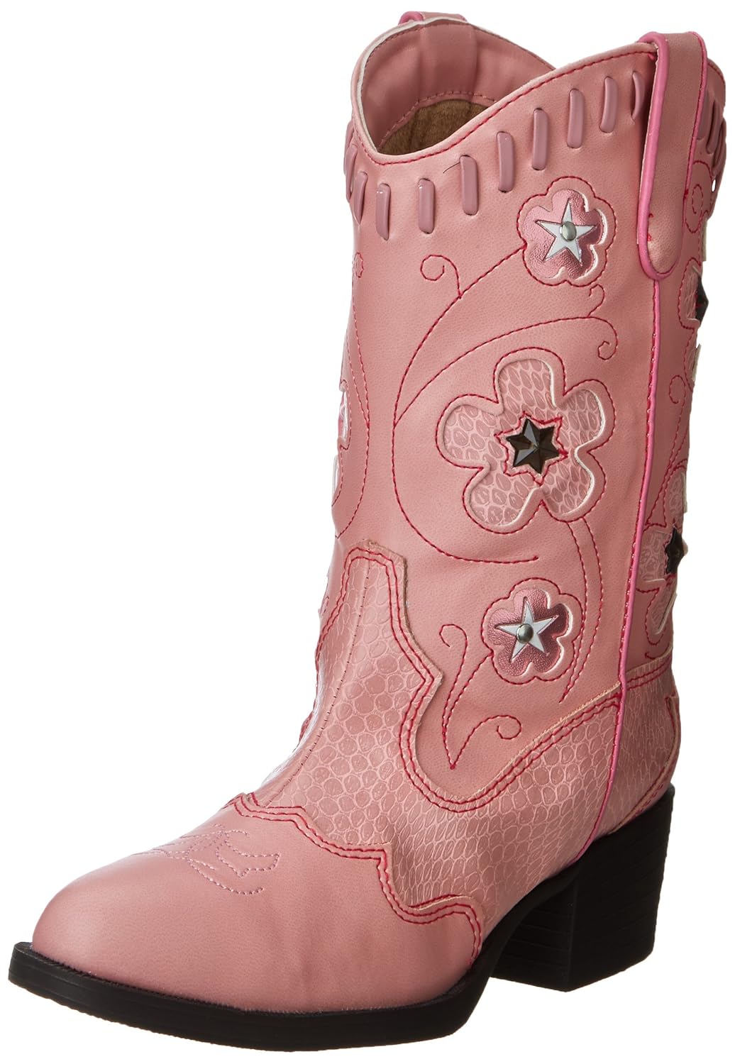 Roper Light Up Flowers Western Boot (Toddler/Little Kid