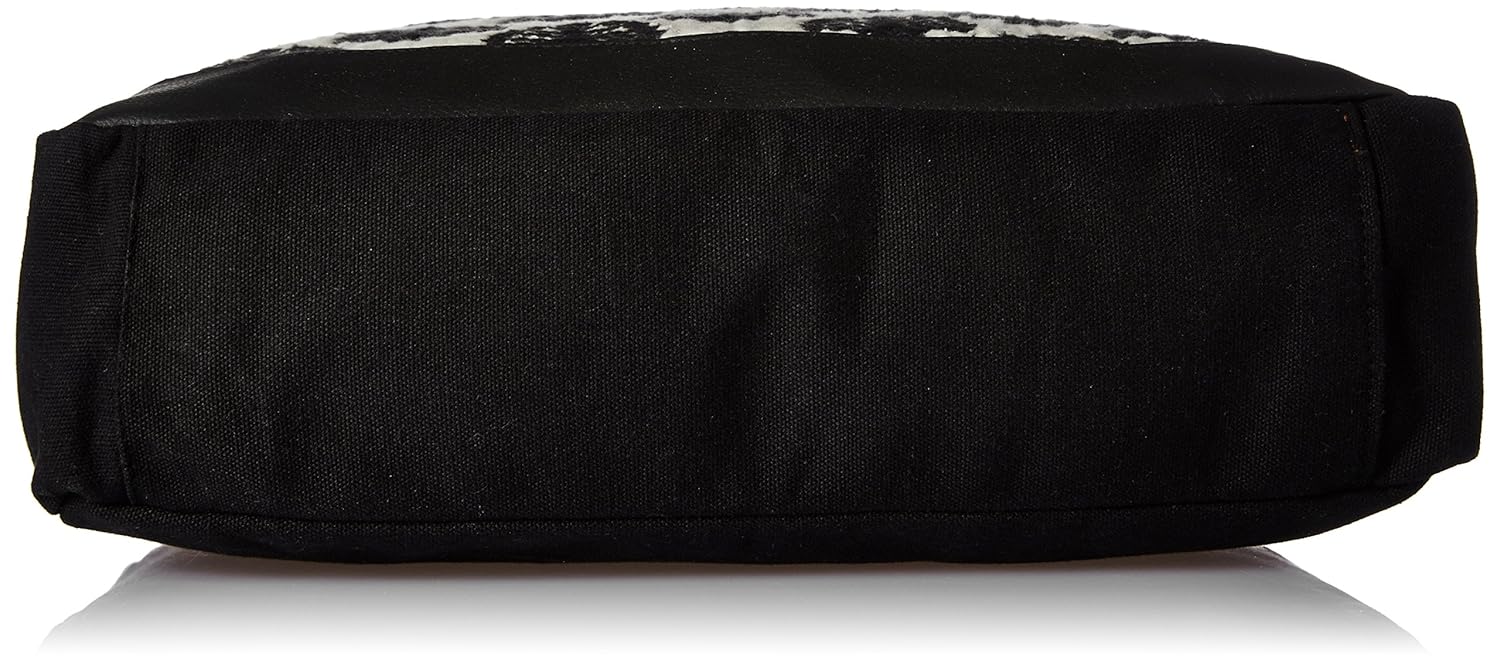 kanvas katha women's tote bag (black) ()