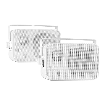 auna • CB105 • Wandlautsprecher • Wandboxen • Wall Speaker • Deckenlautsprecher • Kompaktlautsprecher • 2-Wege • 10 Watt RMS 