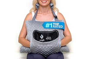 Zomaple Recovery Hysterectomy Pillow with Strap & Gel Pack – Post Abdominal Surgery Must Haves – Ideal for C-Section, Laparoscopic & Hernia Healing Comfort