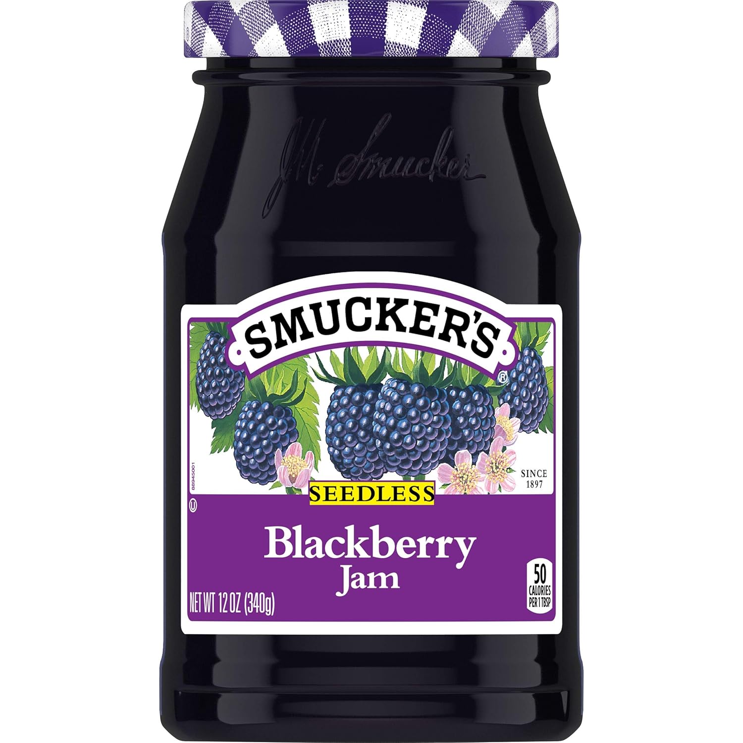 Smucker's Seedless Blackberry Jam, 12 Ounces Prime Pantry