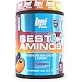 BPI Sports BCAA Powder - Best Aminos, Post Workout Recovery Drink with Glutamine, Branched Chain BCAAs Amino Acids, Hydration & Recovery, 25 Servings, Plumberry Flavor