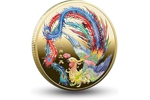 GIMILANG Dancing Phoenix Lucky Coin Treasure Bowl Good Luck Charms Lottery Ticket Scratcher Tool