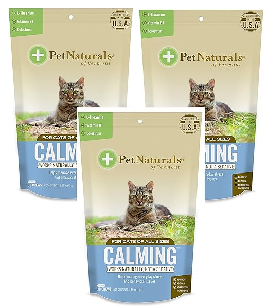 PET NATURALS OF VERMONT CALMING SUPPLEMENT CHEW TREATS...
