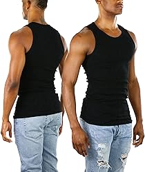 ToBeInStyle Men's Single A-Shirt Tank Top